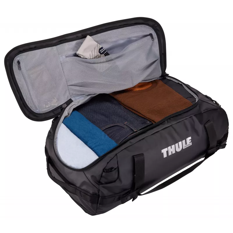 Thule Chasm TDSD303 juodas sportinis krepšys 70 l, poliesteris