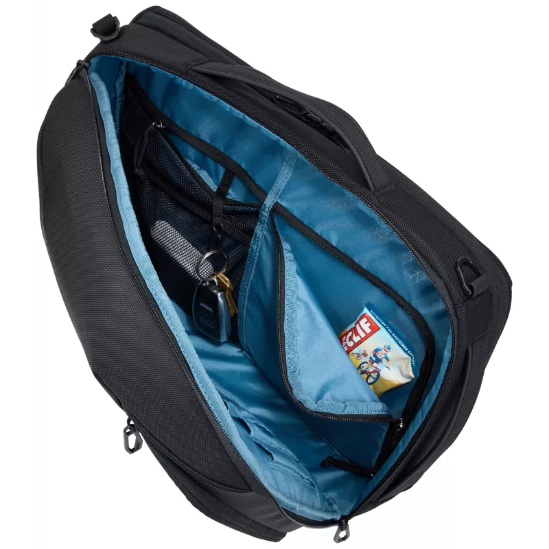 Kuprinė Thule Accent Convertible 17L — juoda, 17 l talpa, keičiami nešiojimo variantai