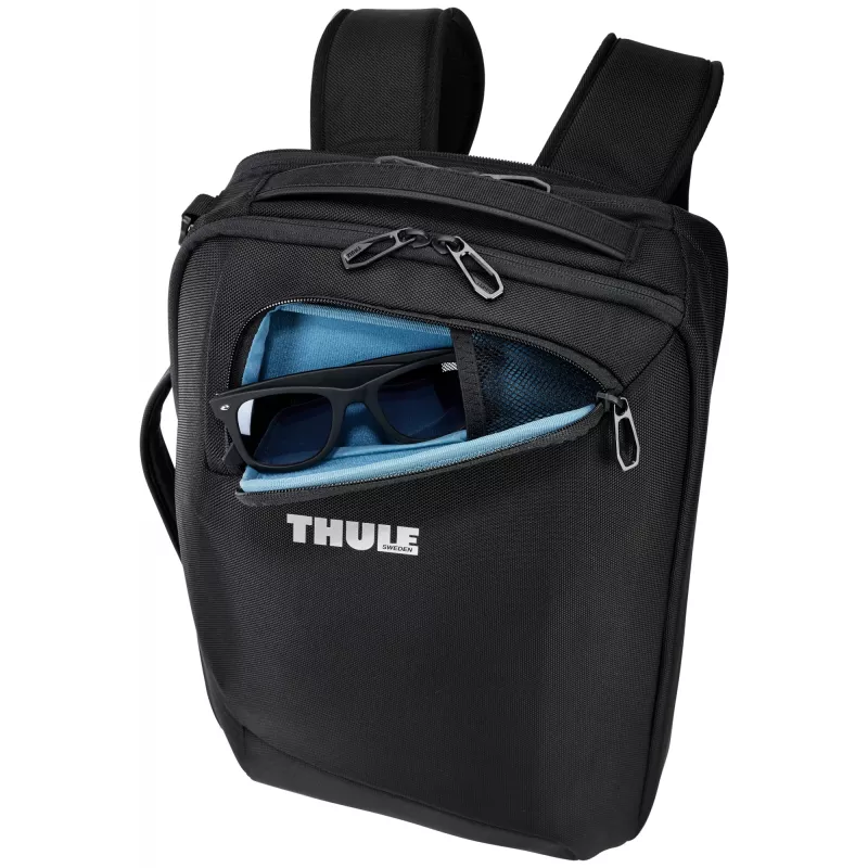 Kuprinė Thule Accent Convertible 17L — juoda, 17 l talpa, keičiami nešiojimo variantai