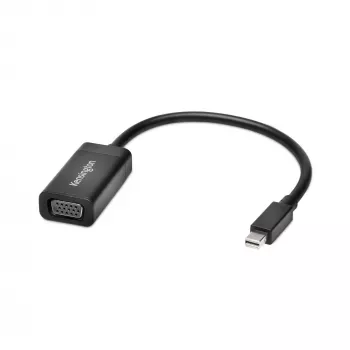 Kensington VM1000 Mini DisplayPort į VGA adapteris, 0,14 m, Mini DisplayPort 1.2, VGA, kištukas, lizdas, 1920 x 1080 pikselių
