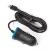Kensington PowerBolt™ 2.4 automobilinis įkroviklis — juodas, automobilinis, cigarečių degiklio lizdas, 1 m, juodas