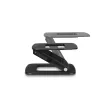 Kensington SmartFit EQ reguliuojamas kelių kampų nešiojamojo kompiuterio stovas, Nešiojamojo kompiuterio stovas, Juoda, Plastikas, 33 cm (13 coliai), 40,6 cm (16 colių), 3 kg