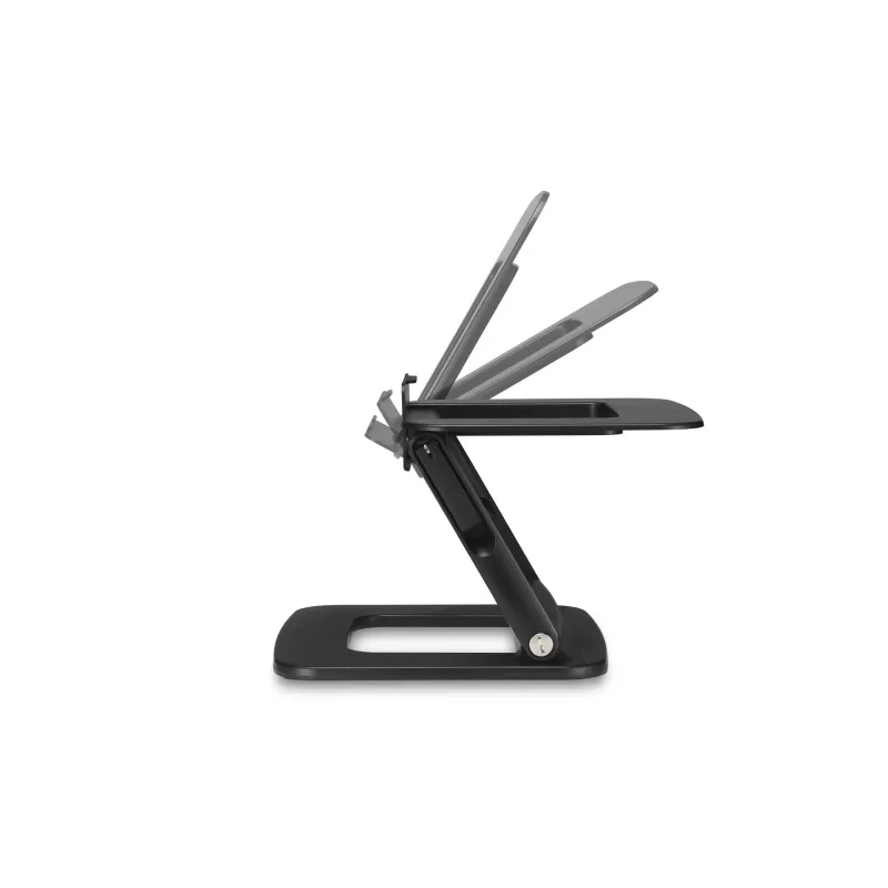 Kensington SmartFit EQ reguliuojamas kelių kampų nešiojamojo kompiuterio stovas, Nešiojamojo kompiuterio stovas, Juoda, Plastikas, 33 cm (13 coliai), 40,6 cm (16 colių), 3 kg