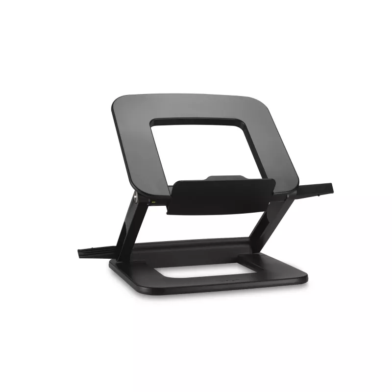 Kensington SmartFit EQ reguliuojamas kelių kampų nešiojamojo kompiuterio stovas, Nešiojamojo kompiuterio stovas, Juoda, Plastikas, 33 cm (13 coliai), 40,6 cm (16 colių), 3 kg