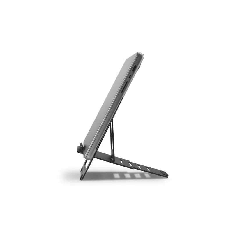 Kensington EQ reguliuojamas aliuminis nešiojamojo kompiuterio stovas, Nešiojamojo kompiuterio stovas, Juoda, Aliuminis, 25.4 cm (10 colių), 43.2 cm (17 colių), 3 kg