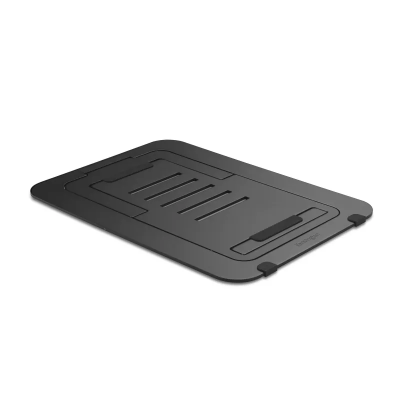 Kensington EQ reguliuojamas aliuminis nešiojamojo kompiuterio stovas, Nešiojamojo kompiuterio stovas, Juoda, Aliuminis, 25.4 cm (10 colių), 43.2 cm (17 colių), 3 kg