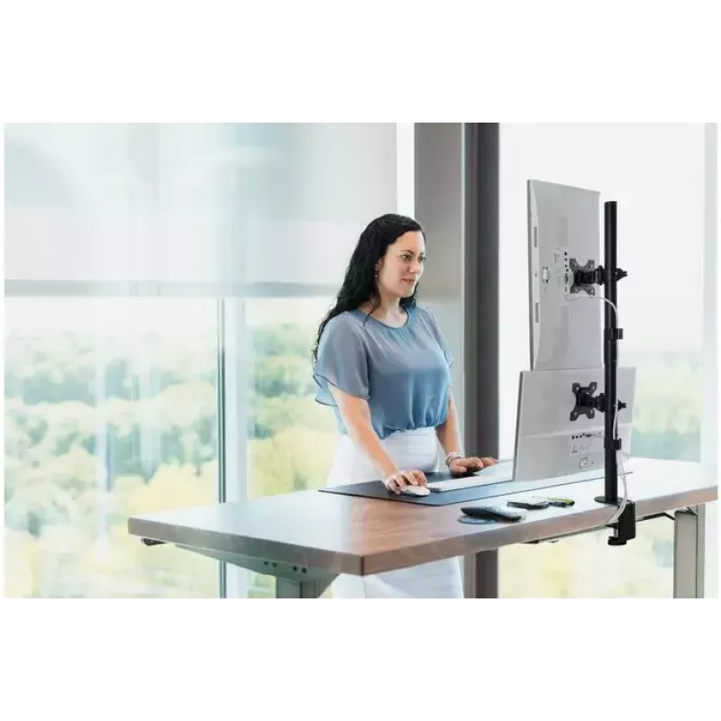 Kensington vertikalus sukraunamas dviejų monitorių laikiklis su spaustuku, 9 kg talpa