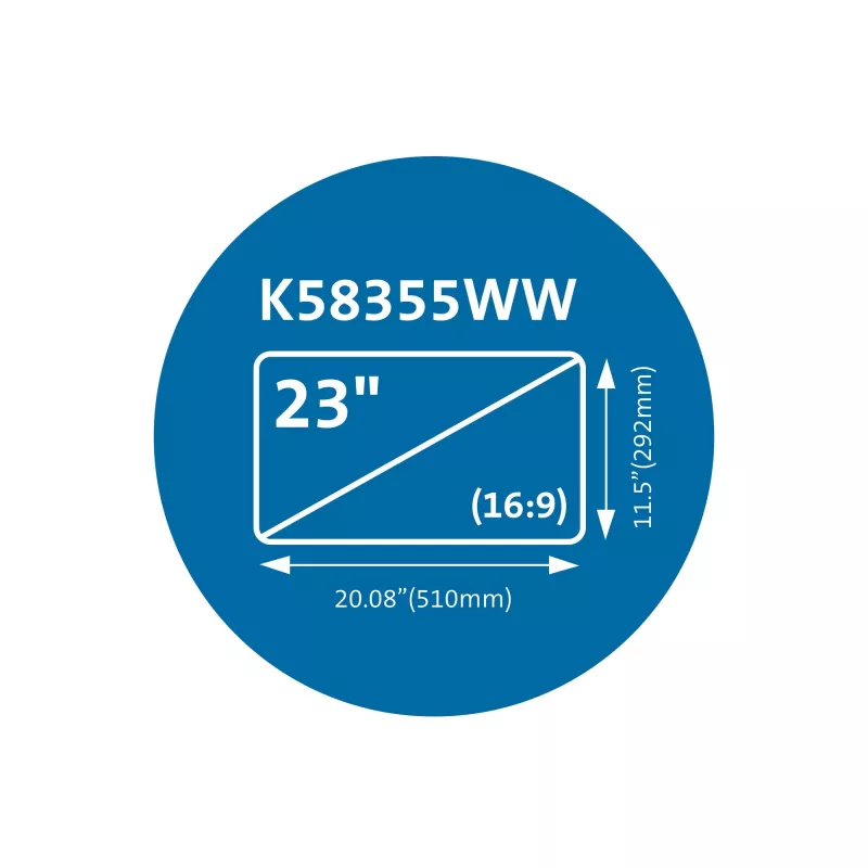 Kensington MagPro magnetinis privatumo ekrano filtras monitoriams 23″ (16:9)