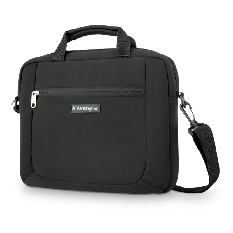 Kensington Simply Portable 15,6 col. nešiojamojo kompiuterio dėklas – juodas, rankovės tipo dėklas, 39,6 cm (15,6 col.), peties diržas, 386 g