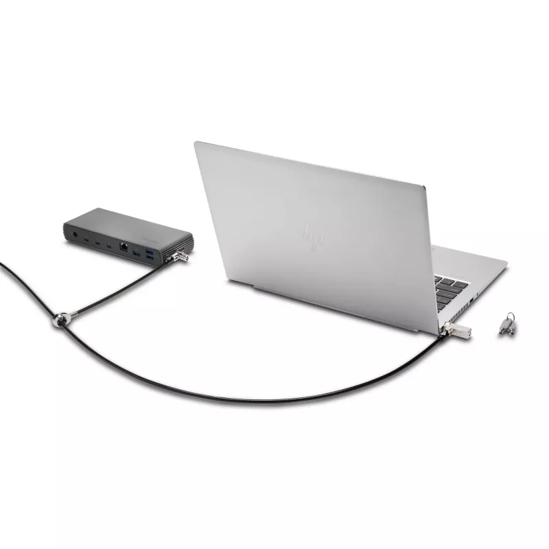 Kensington plonas NanoSaver 2.0 Dual Headed Lock, Kensington, raktas, anglinis plienas, sidabrinė, juoda