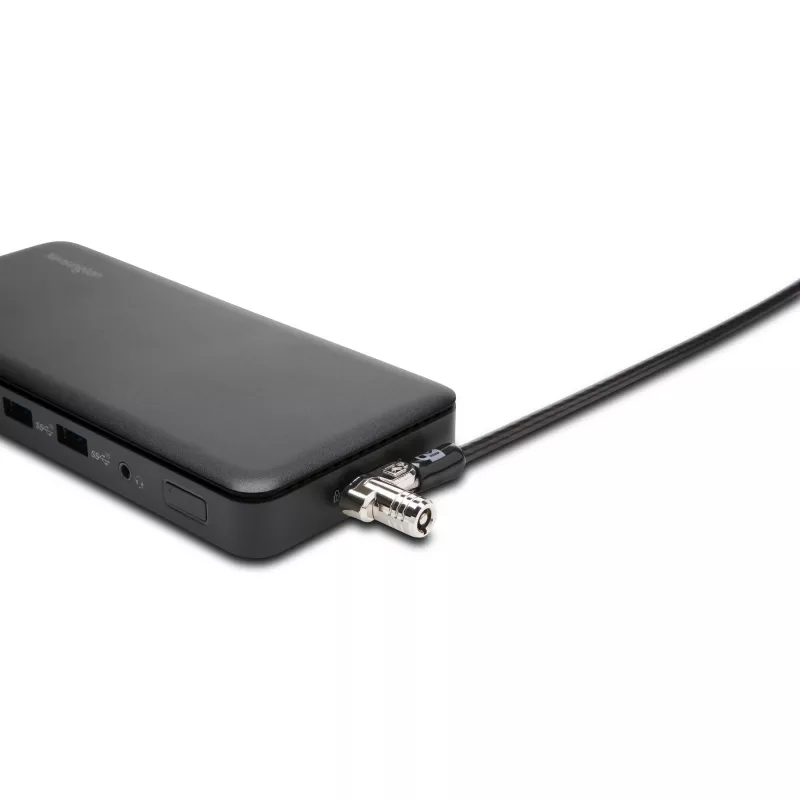 Kensington plonas NanoSaver 2.0 Dual Headed Lock, Kensington, raktas, anglinis plienas, sidabrinė, juoda