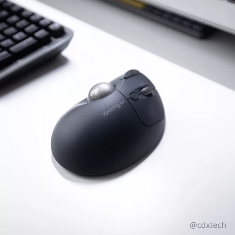 Kensington Pro Fit Ergo TB550 belaidis valdymo rutuliukas su RF belaidžiu ir Bluetooth ryšiu