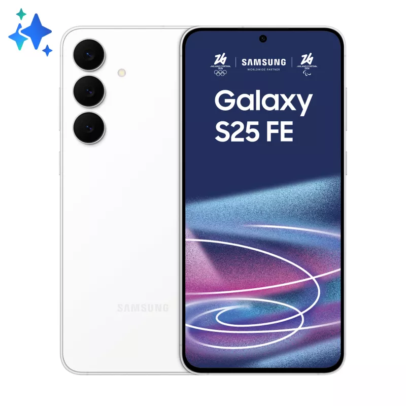 Samsung Galaxy S25 FE 5G 17 cm (6.7 inch) Dual SIM USB Type-C 8 GB 128 GB 4900 mAh White