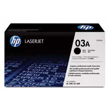 HP 03A Juodas Originalius LaserJet C3903A dažų kasetė 1 vnt.