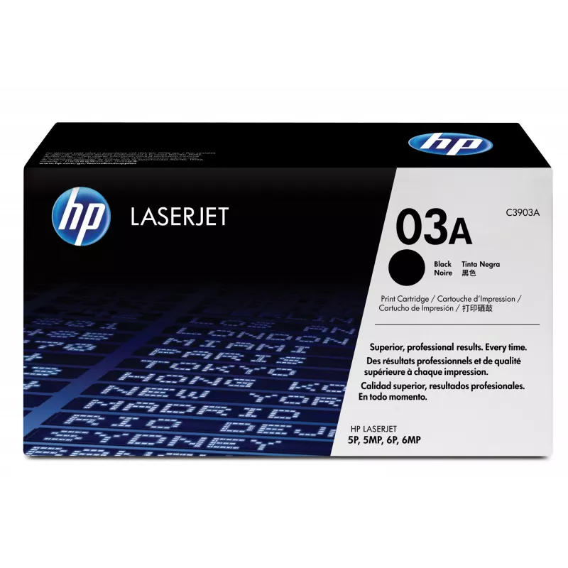 HP 03A Juodas Originalius LaserJet C3903A dažų kasetė 1 vnt.
