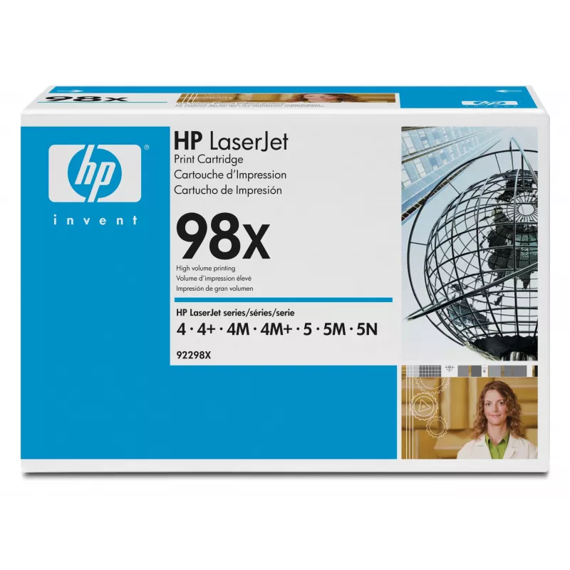 HP 98X Dažų kasetė 1 vnt. Originali Juoda