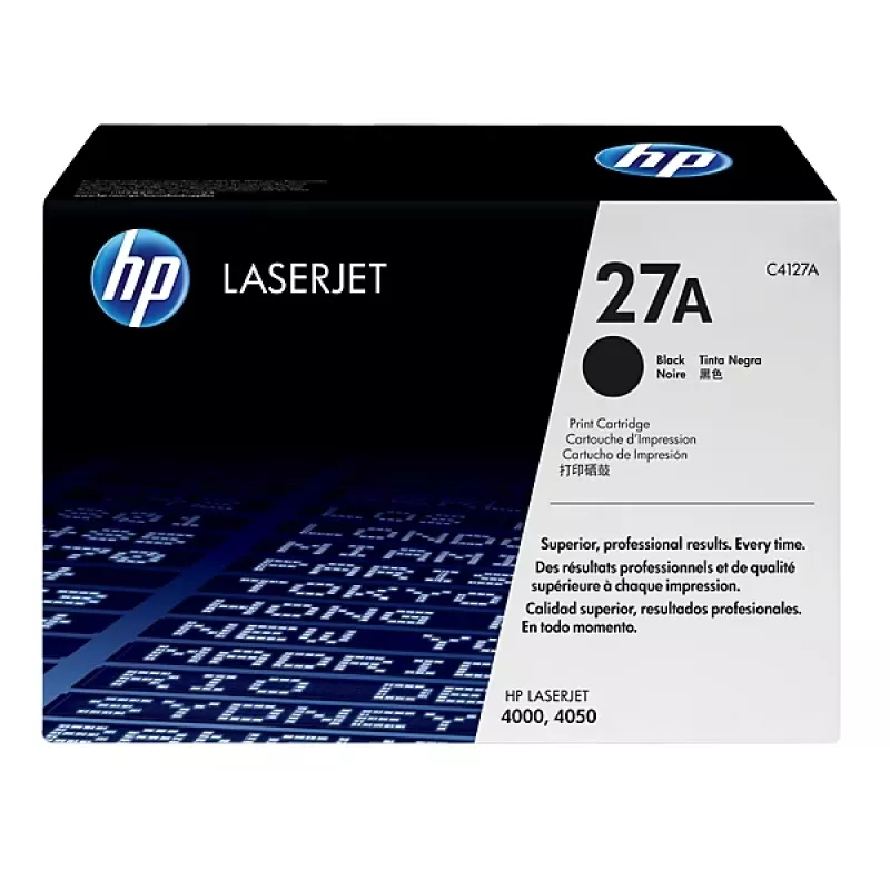 HP 27A dažų kasetė 1 vnt. Originali Juoda