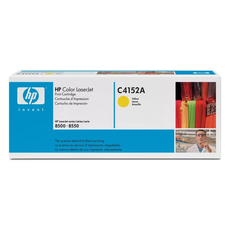 HP Color LaserJet C4152A geltonos spalvos spausdinimo kasetė, 8500 puslapių, geltona, 1 vnt.