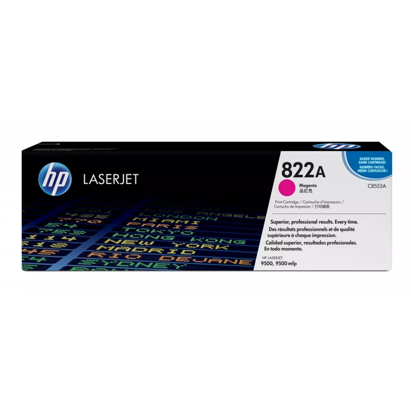 HP 822A Purpurinis Originalius LaserJet dažų kasetė 1 vnt.