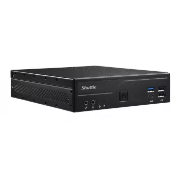 Shuttle plonas PC DH610, S1700, 1x HDMI, 2x DP, 1x 2,5 col., 2x M.2, 2x LAN (Intel 1G + 2,5G), 2x COM, 24/7 nepertraukiamas veikimas, komplekt. VESA