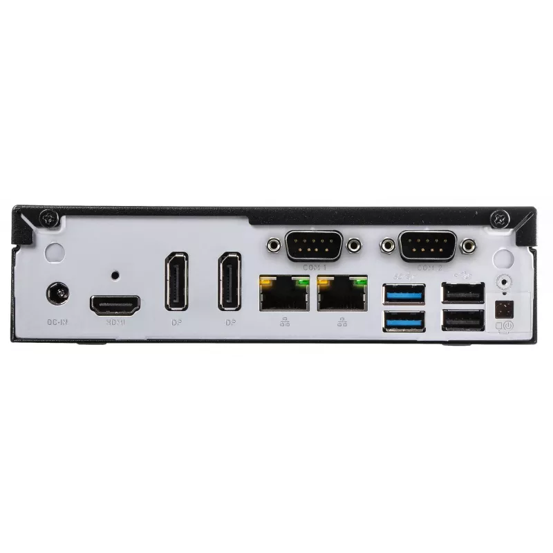 Shuttle plonas PC DH610, S1700, 1x HDMI, 2x DP, 1x 2,5 col., 2x M.2, 2x LAN (Intel 1G + 2,5G), 2x COM, 24/7 nepertraukiamas veikimas, komplekt. VESA