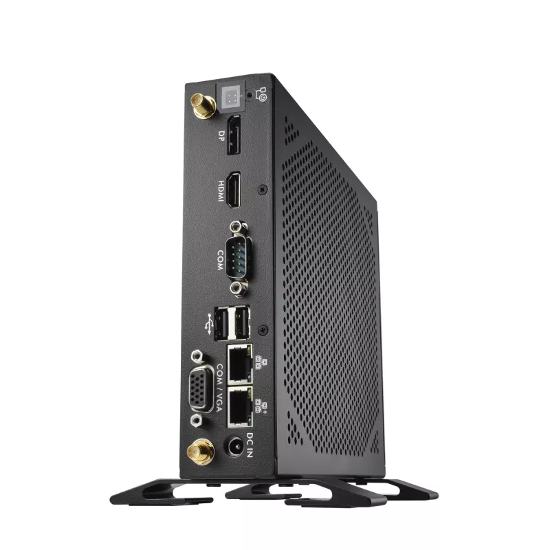 Shuttle XPC plonas Barebone DS50U5, i5-1335U, 2x LAN (1x 2.5Gbit ,1x 1Gbit), 1xCOM,1xHDMI,1xDP, 1x VGA, be ventiliatoriaus, 24/7 nuolatiniam darbui