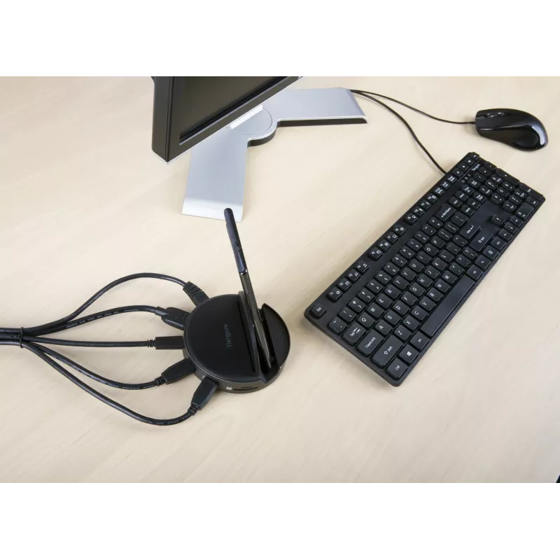 Targus AWU420GL mobiliųjų įrenginių dokinė stotelė Išmanusis telefonas Juoda