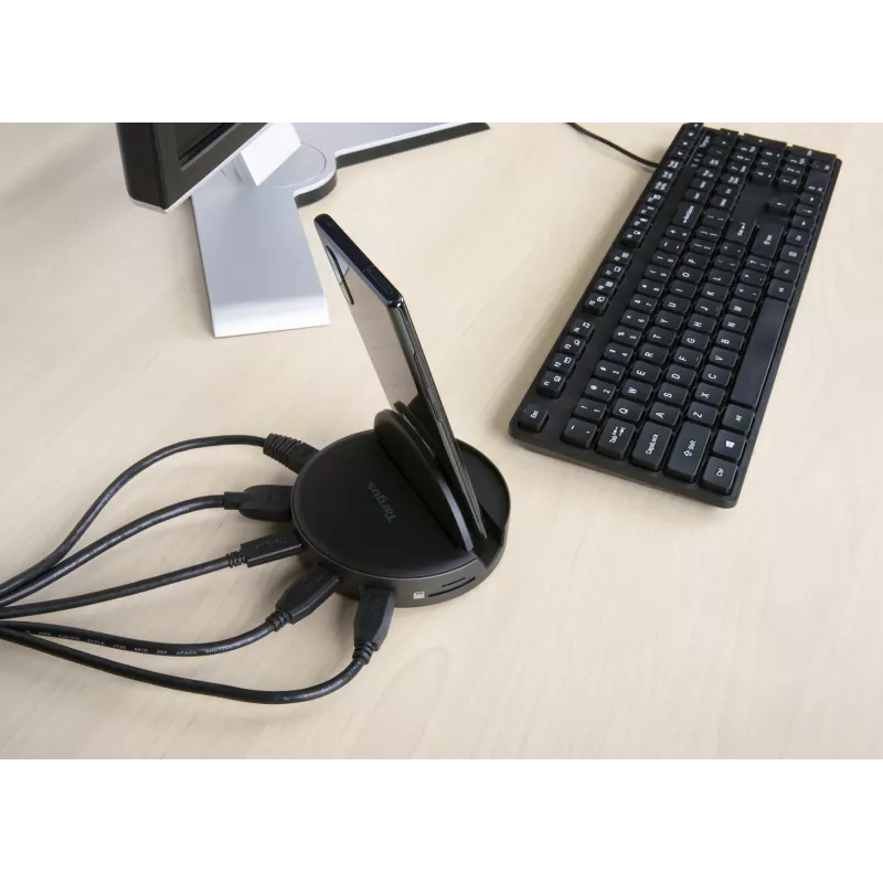 Targus AWU420GL mobiliųjų įrenginių dokinė stotelė Išmanusis telefonas Juoda