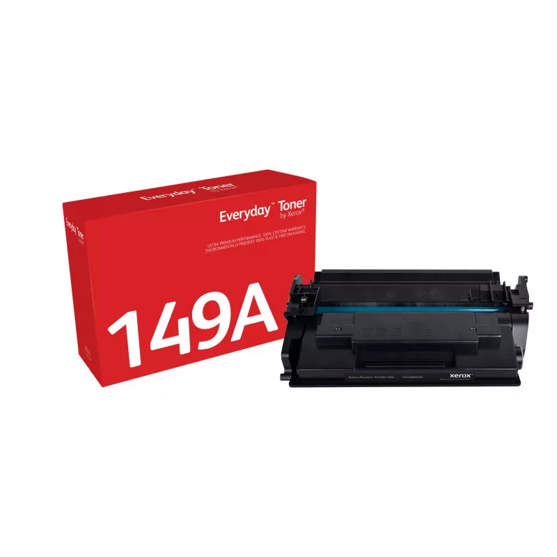 „Everyday™“ juodas dažiklis, „Xerox“, suderinamas su HP 149A (W1490A), standartinės talpos