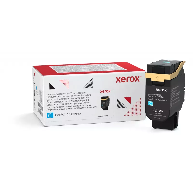Xerox Genuine ® C410 Color Printer/VersaLink® C415 Color Multifunction Printer Žydra Standard capacity tonerio kasetė (2000 puslapių) - 006R04678