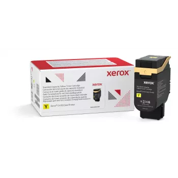 Xerox Genuine ® C410 Color Printer/VersaLink® C415 Color Multifunction Printer geltonos spalvos standartinės talpos dažų kasetė (2000 puslapių) - 006R04680