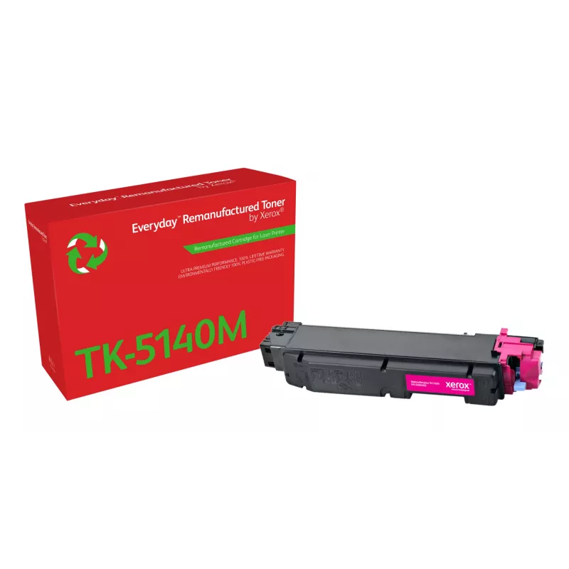 Everyday™ Magenta Remanufactured Toner by Xerox Suderinama su Kyocera TK-5140M, Standard capacity