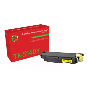 Everyday™ Geltona Remanufactured Toner by Xerox suderinamas su Kyocera TK-5140Y, standartinė talpa