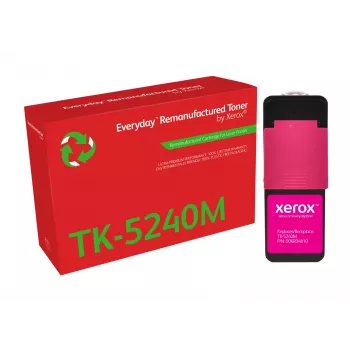 „Everyday™“ Magenta perdirbtas toneris pagal „Xerox“, suderinamas su „Kyocera TK-5240M“, standartinės talpos