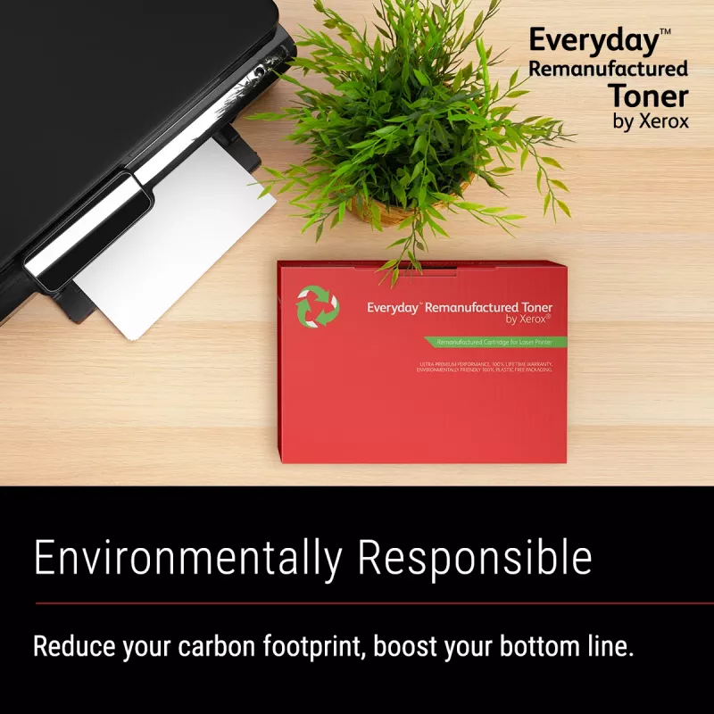 Everyday™ juodas perdirbtas Xerox dažų miltelių kasetė, suderinama su Kyocera TK-5270K, standartinės talpos