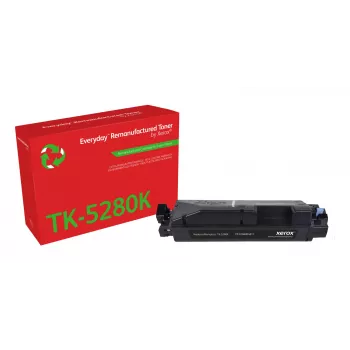 Everyday™ juodas atnaujintas „Xerox“ toneris, suderinamas su „Kyocera TK-5280K“, standartinės talpos