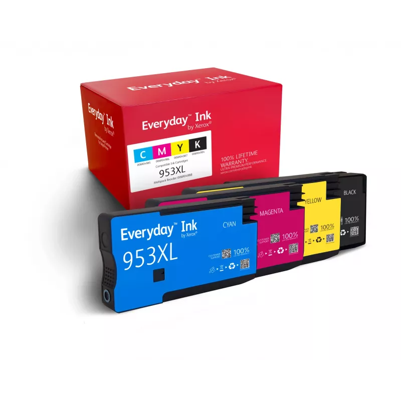 Everyday™ Multipack Ink by Xerox, suderinamas su HP HP953XL (HP953XL MULTIPACK), didelės talpos