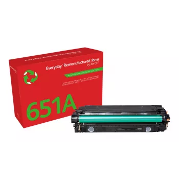 „Everyday™ Juoda Remanufactured Toner by Xerox“, suderinama su HP 651A 650A 307A (CE340A/CE270A/CE740A), standartinė talpa