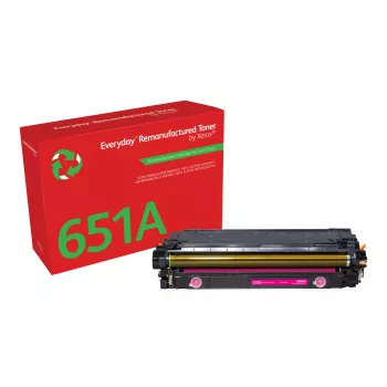 „Everyday™“ purpurinis atnaujintas dažiklis, pagamintas „Xerox“, suderinamas su HP 651A 650A 307A (CE343A/CE273A/CE743A), standartinės talpos