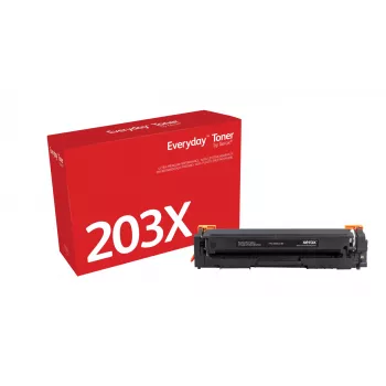 „Everyday™“ juodas dažų miltelių kasetė, „Xerox“, suderinama su HP 203X (CF540X), didelės talpos