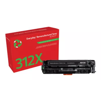 „Everyday™“ perdirbtas juodas dažiklis, pagamintas „Xerox“, suderinamas su HP 312X (CF380X), didelės talpos