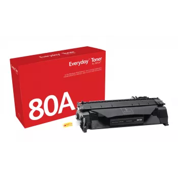 „Everyday™“ juodas dažiklis, „Xerox“, suderinamas su HP 80A (CF280A), standartinės talpos