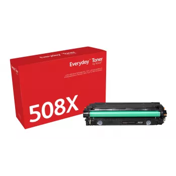 Everyday™ juodas dažų milteliai „Xerox“, suderinami su HP 508X (CF360X), didelės talpos