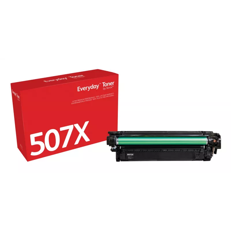 „Everyday™“ juodas dažomasis miltelis, „Xerox“, suderinamas su „HP 507X“ (CE400X), didelės talpos