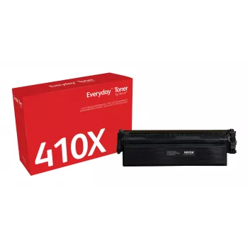 Everyday™ juodas dažų miltelių kasetė, suderinama su HP 410X (CF410X), didelės talpos