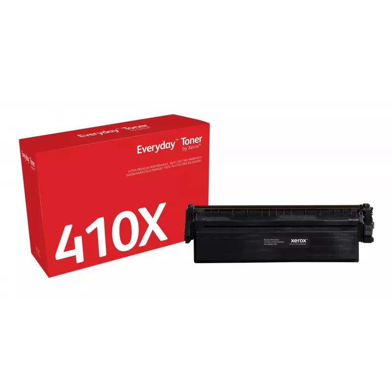 Everyday™ juodas dažų miltelių kasetė, suderinama su HP 410X (CF410X), didelės talpos