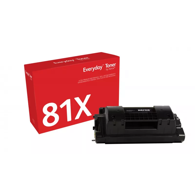 Everyday™ juodas dažiklis pagal Xerox, suderinamas su HP 81X (CF281X), didelės talpos