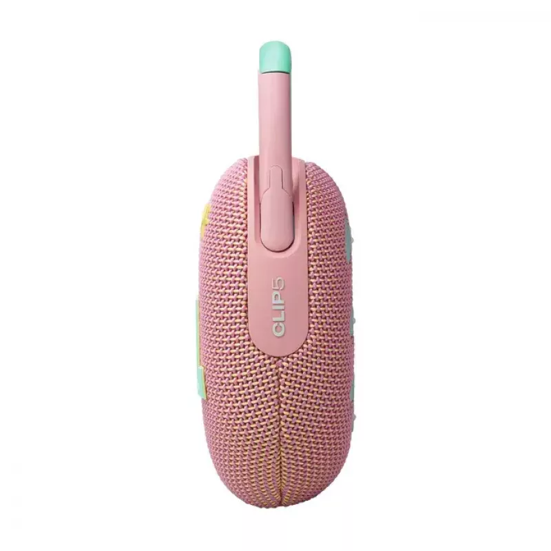 Nešiojamas garsiakalbis JBL Clip 5 Mint (JBLCLIP5PINK)