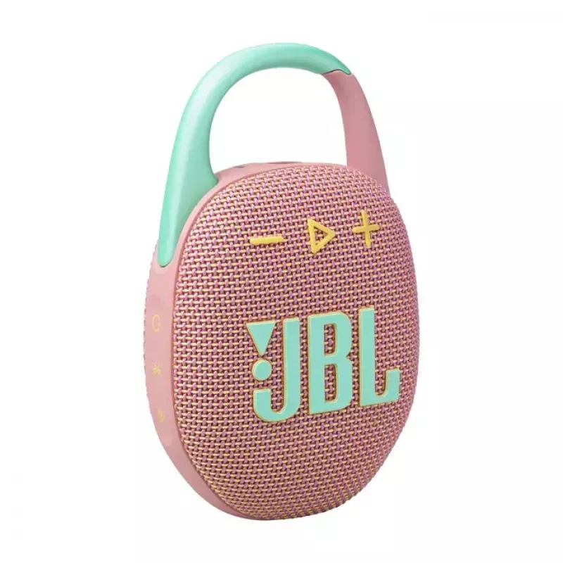 Nešiojamas garsiakalbis JBL Clip 5 Mint (JBLCLIP5PINK)