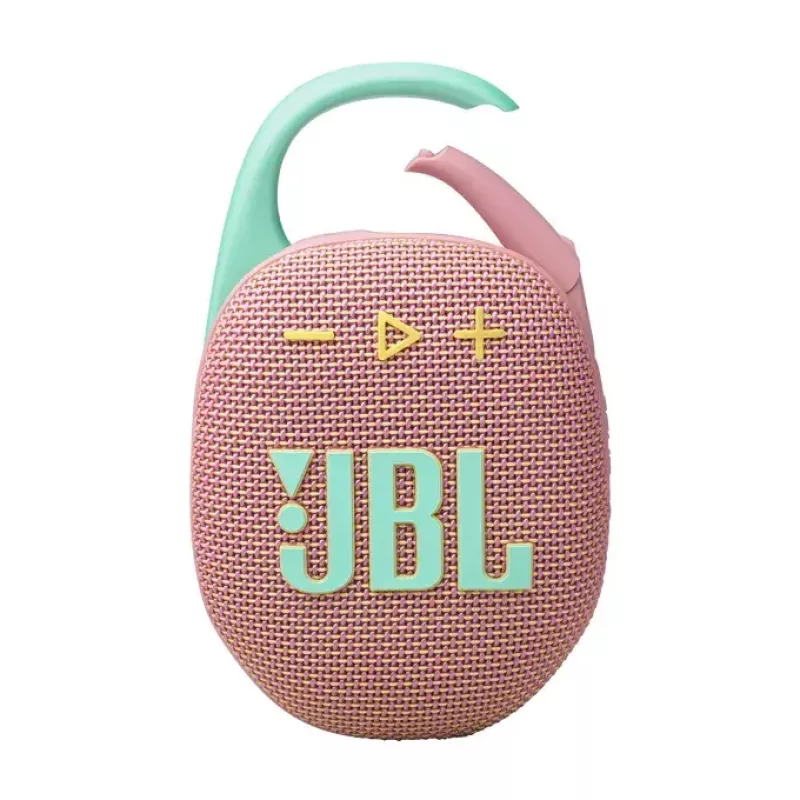 Nešiojamas garsiakalbis JBL Clip 5 Mint (JBLCLIP5PINK)
